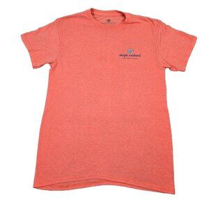 Simply Southern Shirt Womens Small Coral Dreamcatcher Feathers Catch Your Dreams